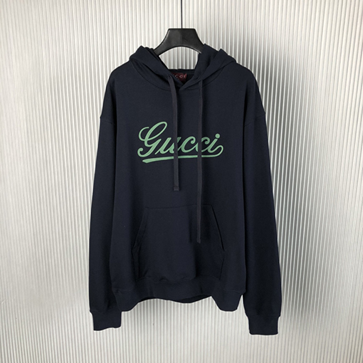 グッチ 24 FW 新しいニット綿フード付きパーカー