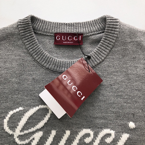 グッチスーパーコピー 24 FW Guccインレイウールプルオーバーセーター