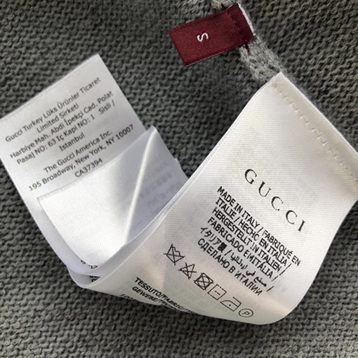 グッチスーパーコピー 24 FW Guccインレイウールプルオーバーセーター