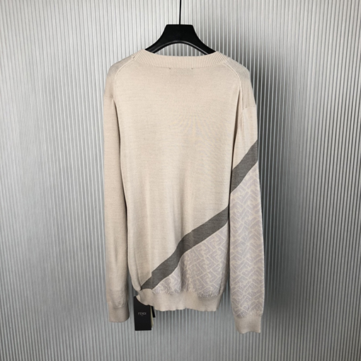 フェンディ 24 FW 新しいラウンドネックプルオーバーセーター