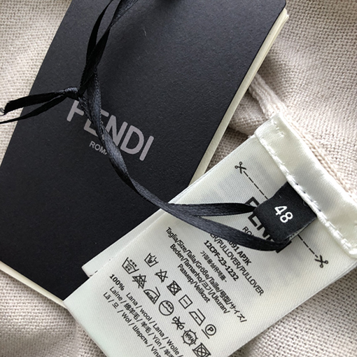 フェンディ 24 FW 新しいラウンドネックプルオーバーセーター
