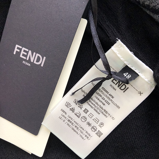 フェンディ 24 FW 新しいラウンドネックプルオーバーセーター