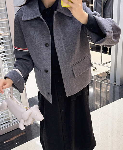 トムブラウンコピーレディース 新しい秋冬の女性のショートコート