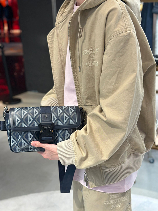 ディオール 24 FW 新しい綿のフード付き長袖コート