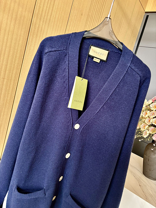 グッチコピーレディース 24 FW 新しいニット長袖セーターカーディガン