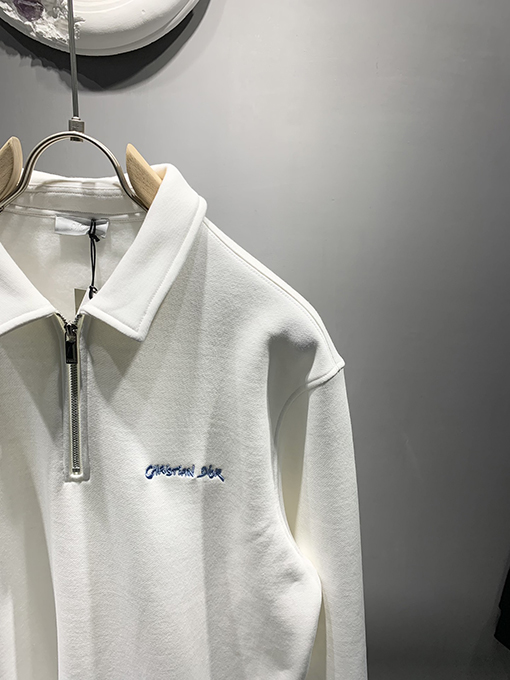 ディオール 24 FW 秋冬の新しいジッパー襟のパーカー