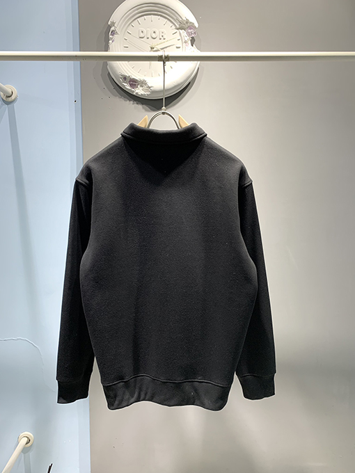 ディオール 24 FW 秋冬の新しいジッパー襟のパーカー