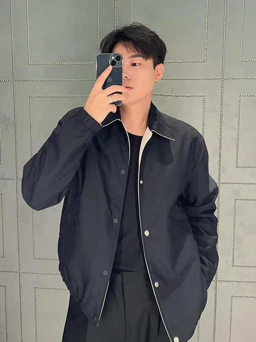 グッチ 24 FW 新しいジャカードダブルGパターンコットンジャケット