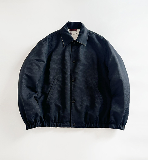 グッチ 24 FW 新しいジャカードダブルGパターンコットンジャケット