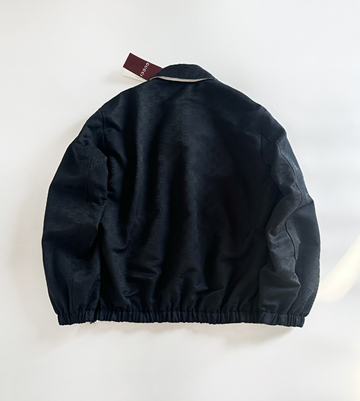 グッチ 24 FW 新しいジャカードダブルGパターンコットンジャケット