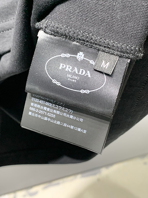 プラダ 24 FW 新しい胸のポケット長袖シャツ