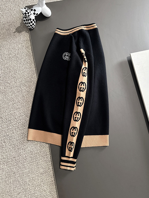 グッチコピー ダブルGパッチワークニットセーター