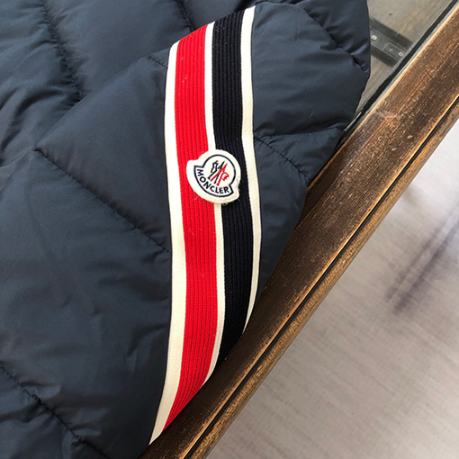 モンクレールスーパーコピー Moncler Solayan メンズトリコロールトリムショートダウンジャケット