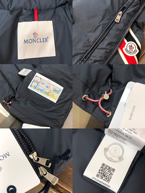 モンクレールスーパーコピー Moncler Solayan メンズトリコロールトリムショートダウンジャケット