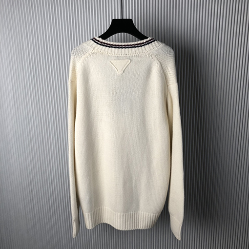プラダ レディース 24 FW 新しいジャカードカーディガン