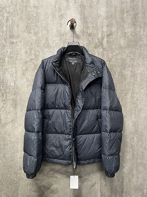 クロムハーツスーパーコピー 24 fw 暗い縞の銀ボタンダウンジャケット