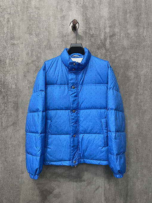 クロムハーツスーパーコピー 24 fw 暗い縞の銀ボタンダウンジャケット