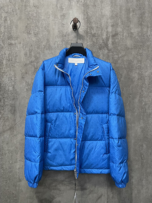 クロムハーツスーパーコピー 24 fw 暗い縞の銀ボタンダウンジャケット
