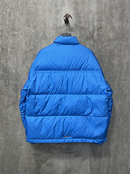 クロムハーツスーパーコピー 24 fw 暗い縞の銀ボタンダウンジャケット