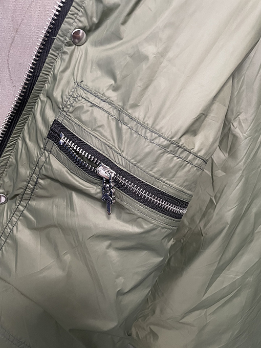 クロムハーツスーパーコピー 24 fw 暗い縞の銀ボタンダウンジャケット