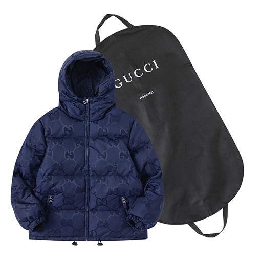 グッチ アルファベットジャカードダウン老花柄フルプリントダウン