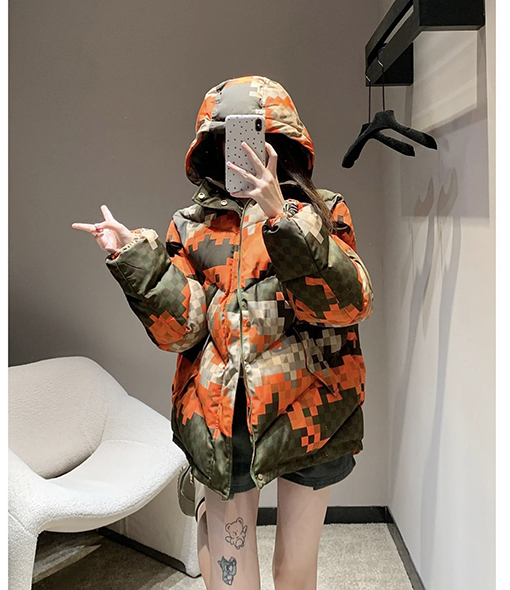 ルイヴィトンスーパーコピー 新しいフルサイ ズDamoflage プリントジャケット