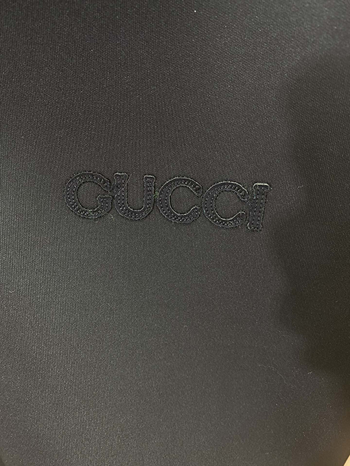 グッチ 新しい文字刺繍カジュアルラペル長袖パーカー