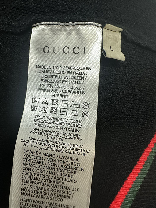 グッチスーパーコピー 新しい刺繍ロゴラウンドネックニットセーター