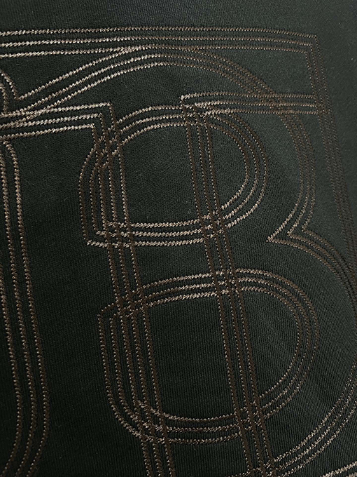 バーバリー 新しい刺繍文字ラベリングメダルステッチラウンドネックパーカー