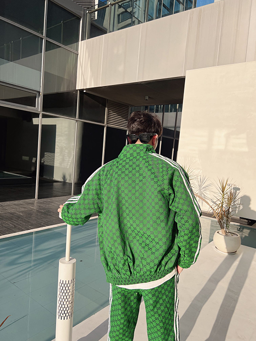 Gucci X Adidas デニムジャカードスポーツジャケット