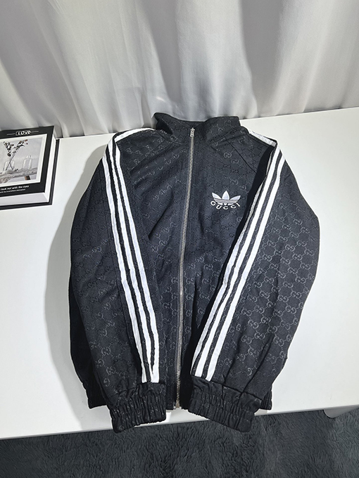 Gucci X Adidas デニムジャカードスポーツジャケット