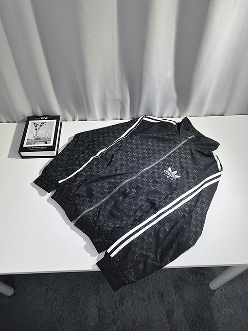 Gucci X Adidas デニムジャカードスポーツジャケット