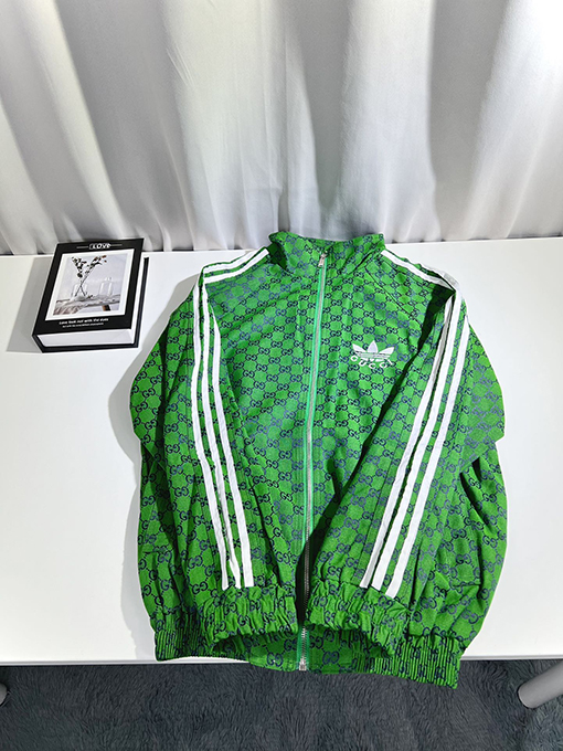 Gucci X Adidas デニムジャカードスポーツジャケット
