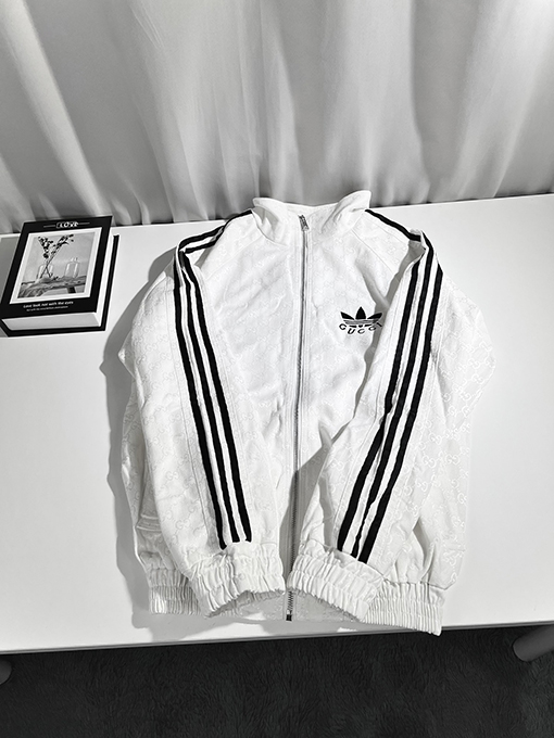 Gucci X Adidas デニムジャカードスポーツジャケット