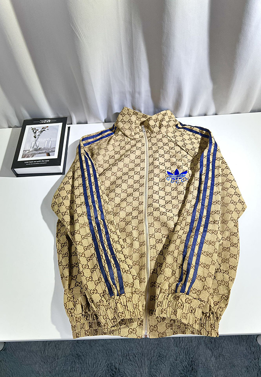 Gucci X Adidas デニムジャカードスポーツジャケット