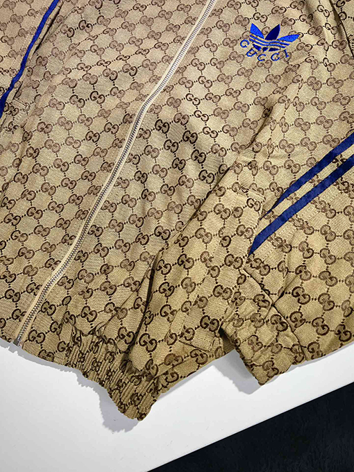 Gucci X Adidas デニムジャカードスポーツジャケット