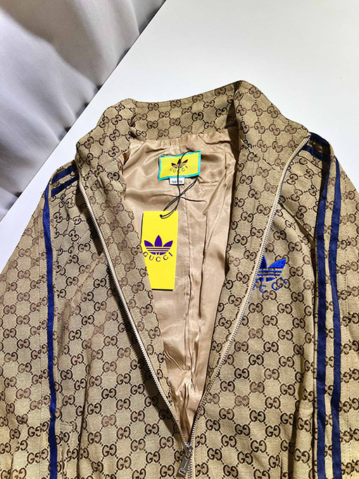 Gucci X Adidas デニムジャカードスポーツジャケット