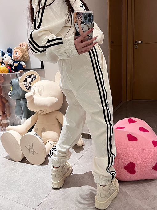 Gucci X Adidasコピー デニムジャカードパンツ