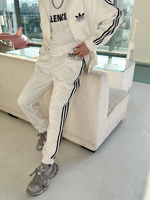 Gucci X Adidasコピー デニムジャカードパンツ