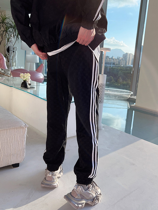 Gucci X Adidasコピー デニムジャカードパンツ