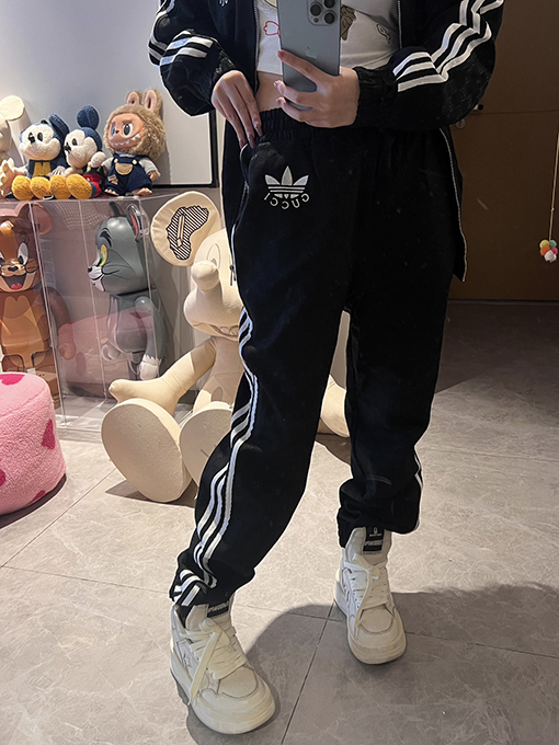 Gucci X Adidasコピー デニムジャカードパンツ