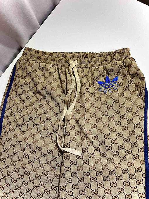 Gucci X Adidasコピー デニムジャカードパンツ