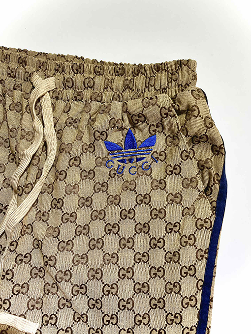 Gucci X Adidasコピー デニムジャカードパンツ