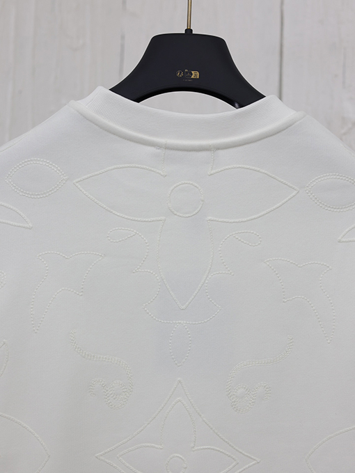 ルイヴィトン 24 Fw 新しい立体刺繍ラウンドネックパーカー