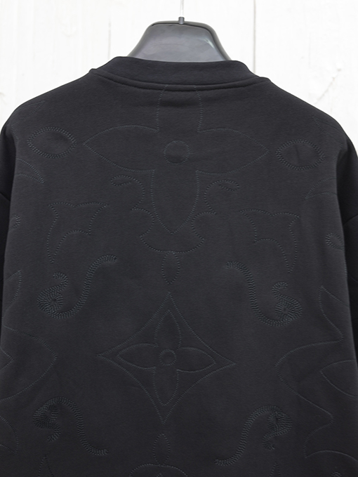 ルイヴィトン 24 Fw 新しい立体刺繍ラウンドネックパーカー