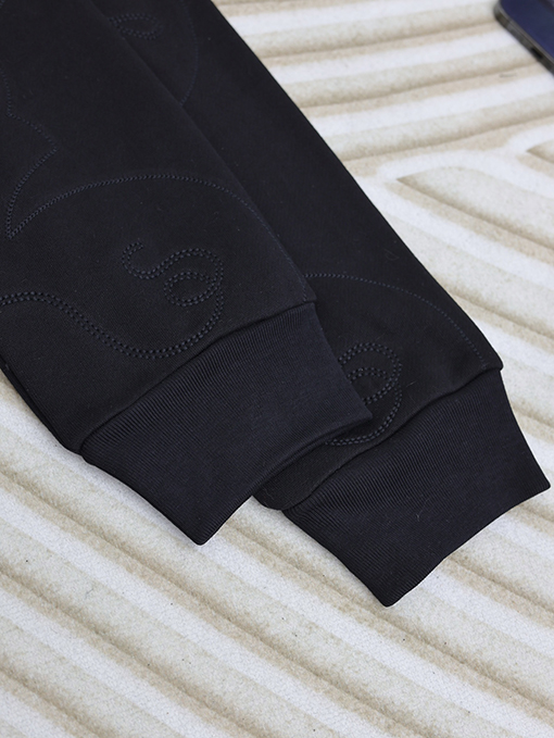 ルイヴィトン 24 Fw 新しい立体刺繍ラウンドネックパーカー