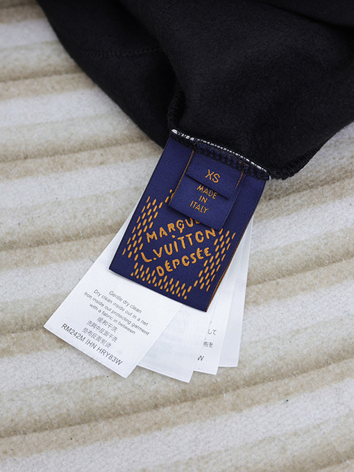 ルイヴィトン 24 Fw 新しい立体刺繍ラウンドネックパーカー