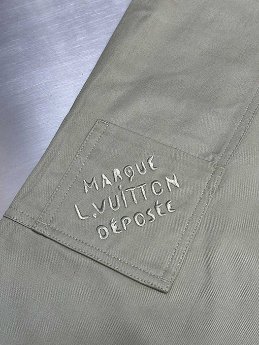 ルイヴィトン ポケット刺繍パンツ