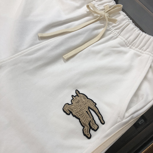 バーバリー ロゴ軍馬騎士ロゴスウェットパンツストレートパンツ