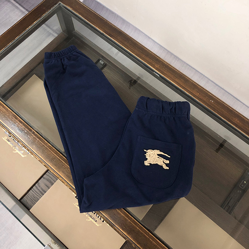 バーバリースーパーコピー ロゴ軍馬騎士ロゴパンツ足首パンツ